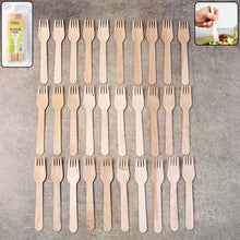 Freshee 160mm Wooden Fork  30 Pcs Pack
