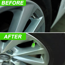 BUY 1 Get 1 FREE Tyre Valve Caps Luminous Glow Car Tire Air Stem Valve Cap Covers (Pack of 2)