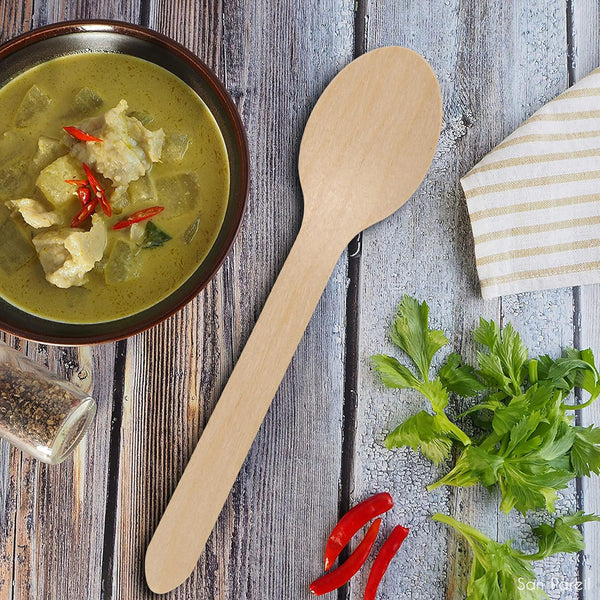 110mm Wooden Tea Spoon  30 Pcs Pack