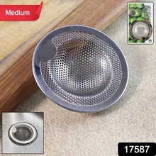 Stainless Steel Kitchen Sink Drain Strainer  Stopper (Medium  1 Pc)