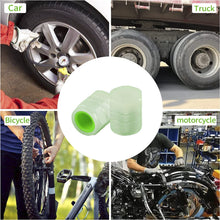 BUY 1 Get 1 FREE Tyre Valve Caps Luminous Glow Car Tire Air Stem Valve Cap Covers (Pack of 2)