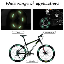 BUY 1 Get 1 FREE Car Wheel Hub Reflective Car Stickers Night (Multicolored) Pack of 10