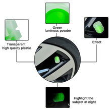 BUY 1 Get 1 FREE Tyre Valve Caps Luminous Glow Car Tire Air Stem Valve Cap Covers (Pack of 2)