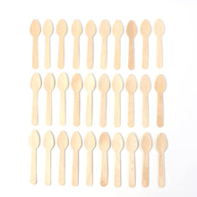 110mm Wooden Tea Spoon  30 Pcs Pack