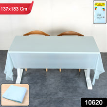 Waterproof Disposable Plastic Table Cover 137  183 Cm